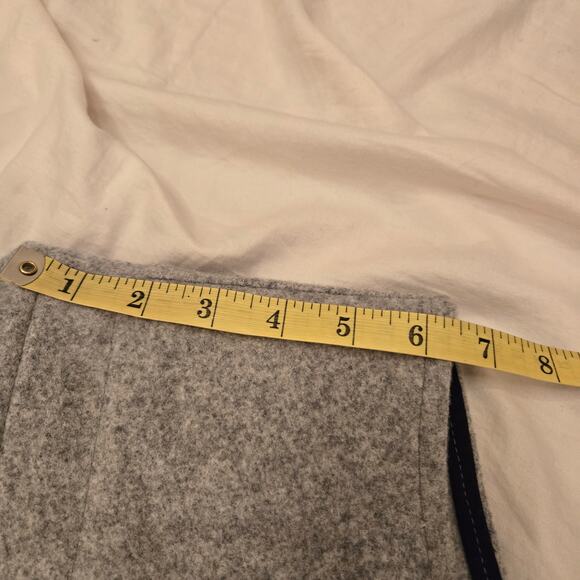 Pendleton Wool Vest Light Gray Size L Front Snap Closure Multiple Pockets - Picture 11 of 14